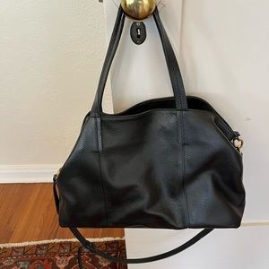 Banana Republic black leather purse